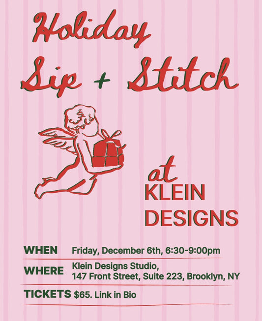 Holiday Sip + Stitch