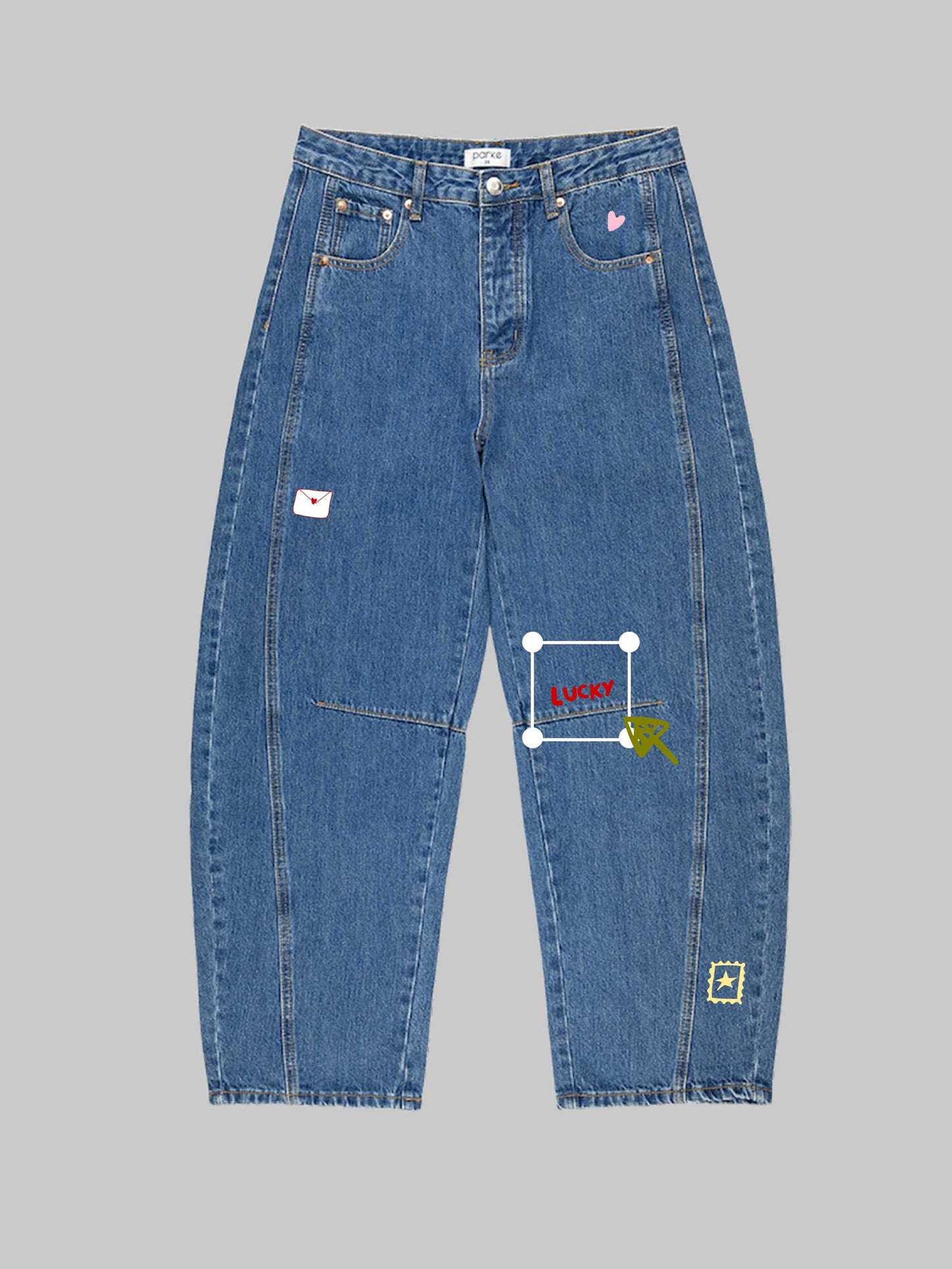 Parke Horseshoe Jeans - Custom