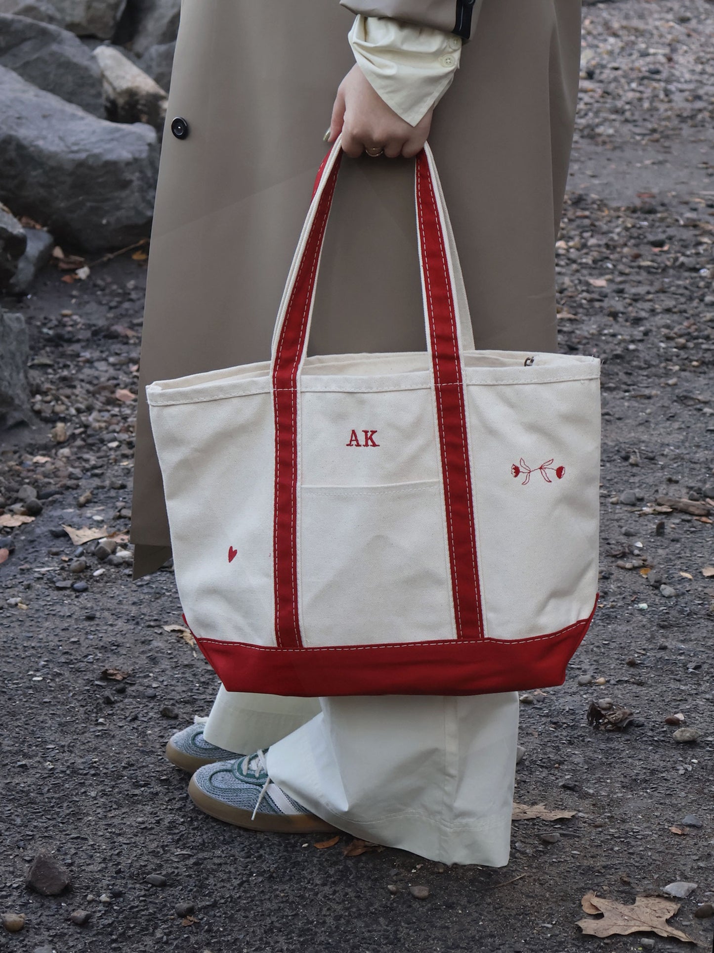 Red Medium Tote - Custom