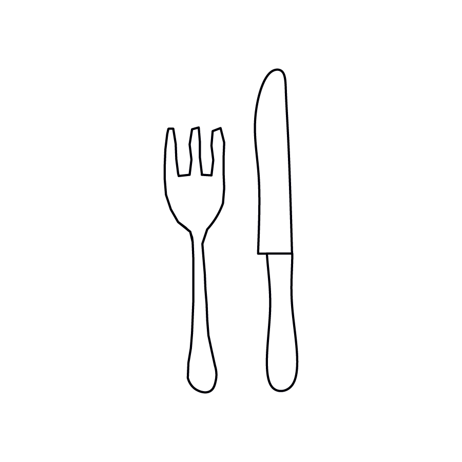 fork + knife
