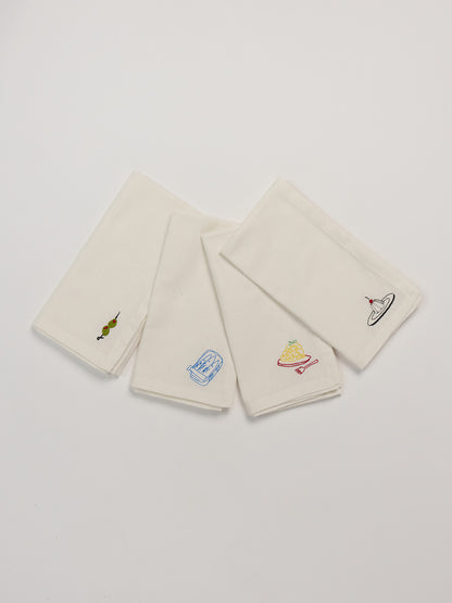 Four Course Meal Dinner Napkins