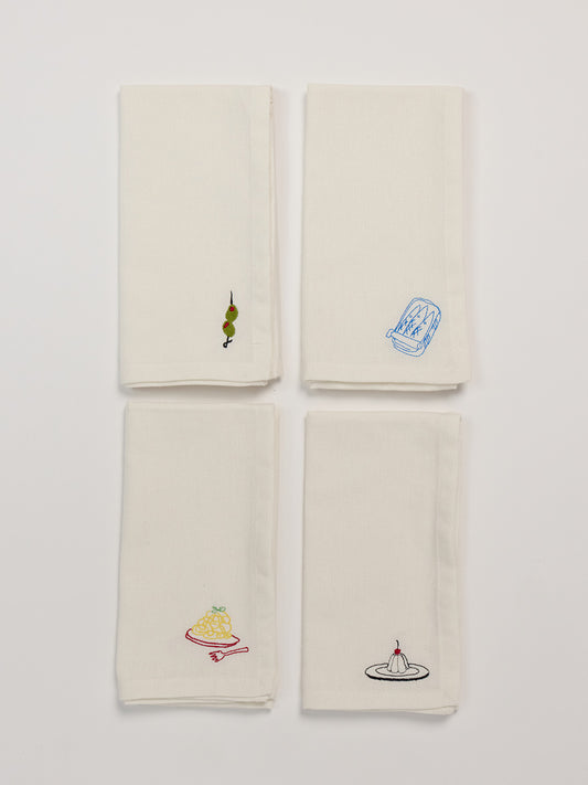 Four Course Meal Dinner Napkins