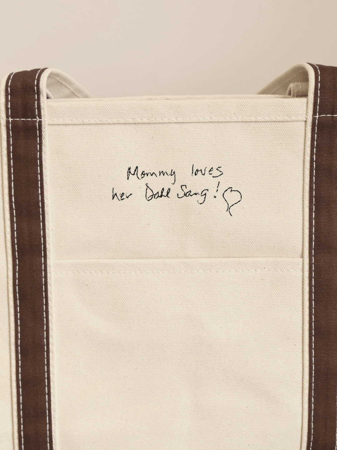 Custom Handwriting Tote