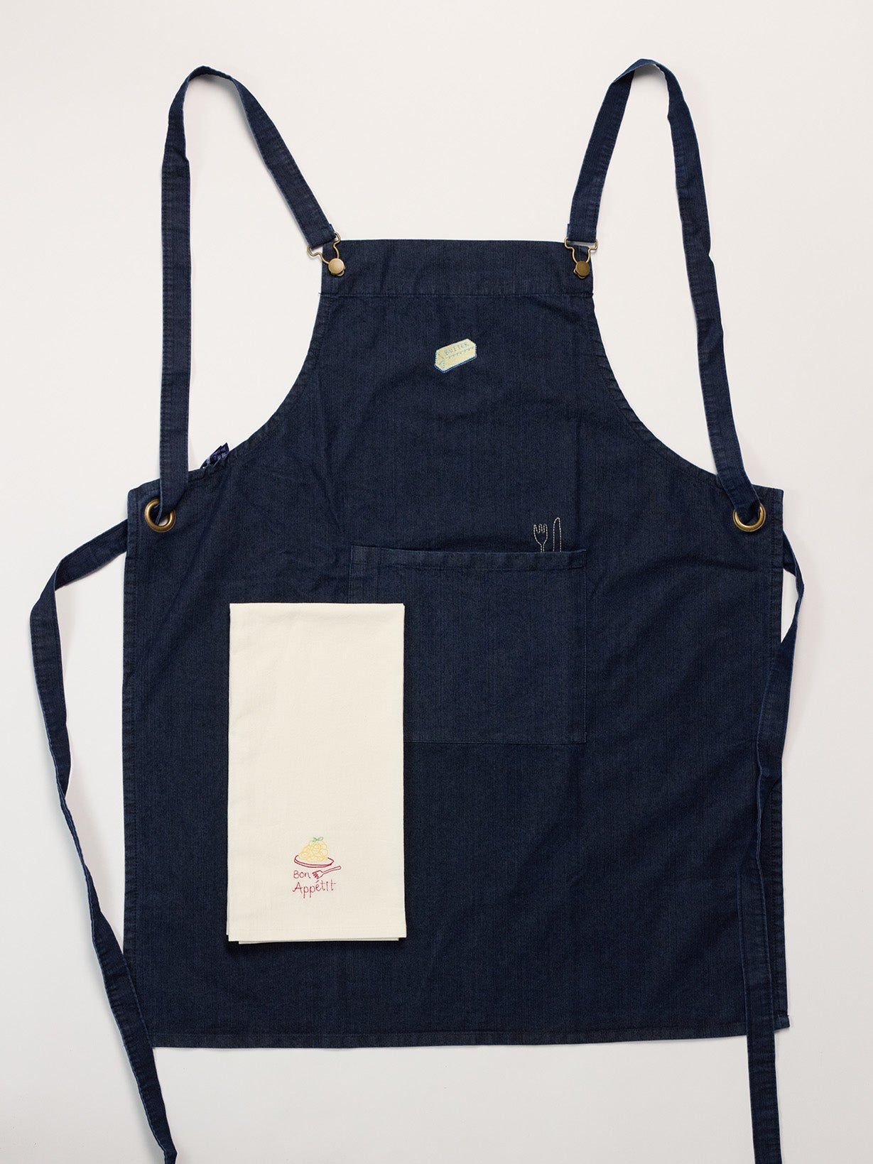 Apron + Dish Towel Kitchen Set