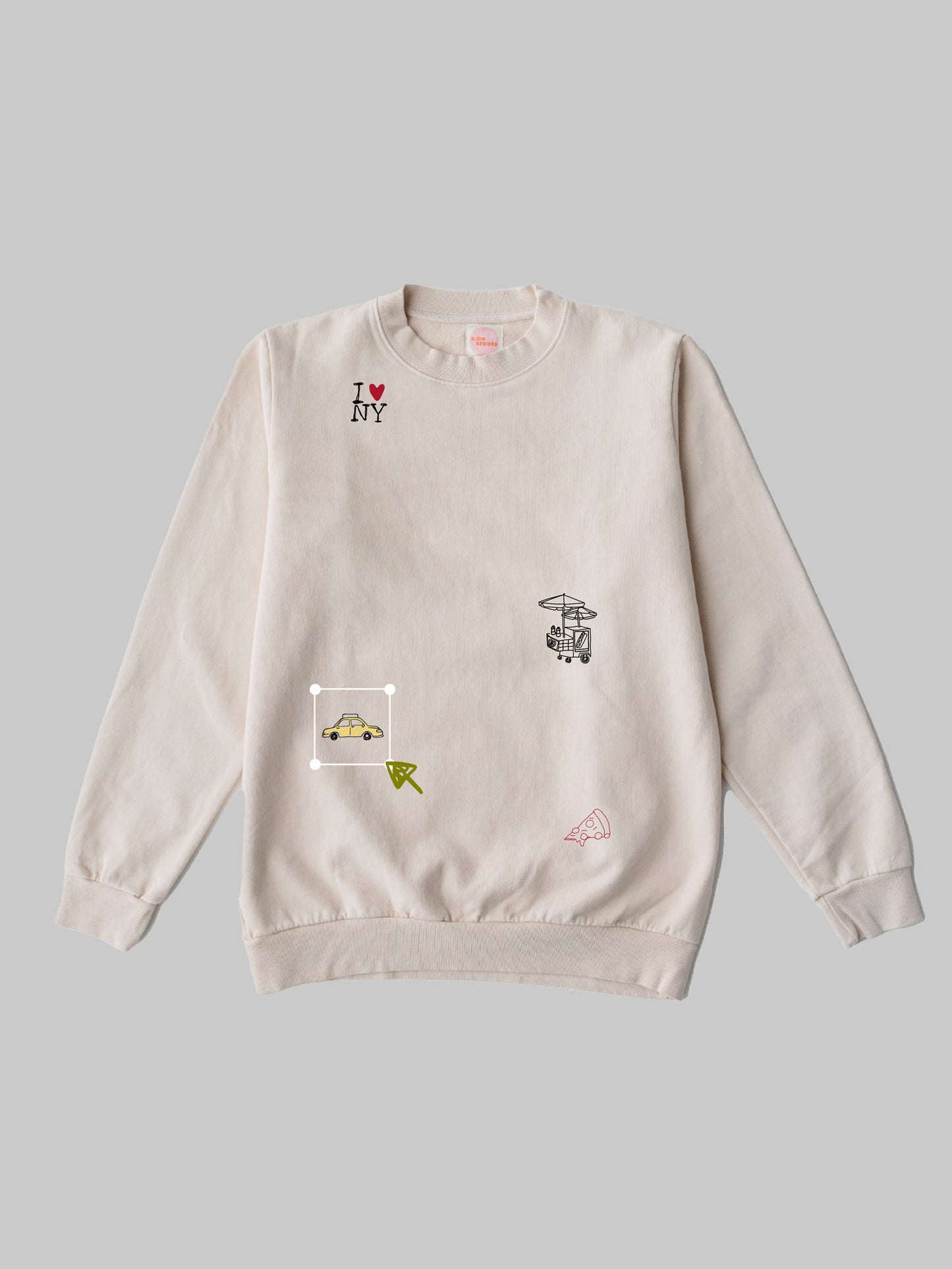 Beige Crewneck - Custom