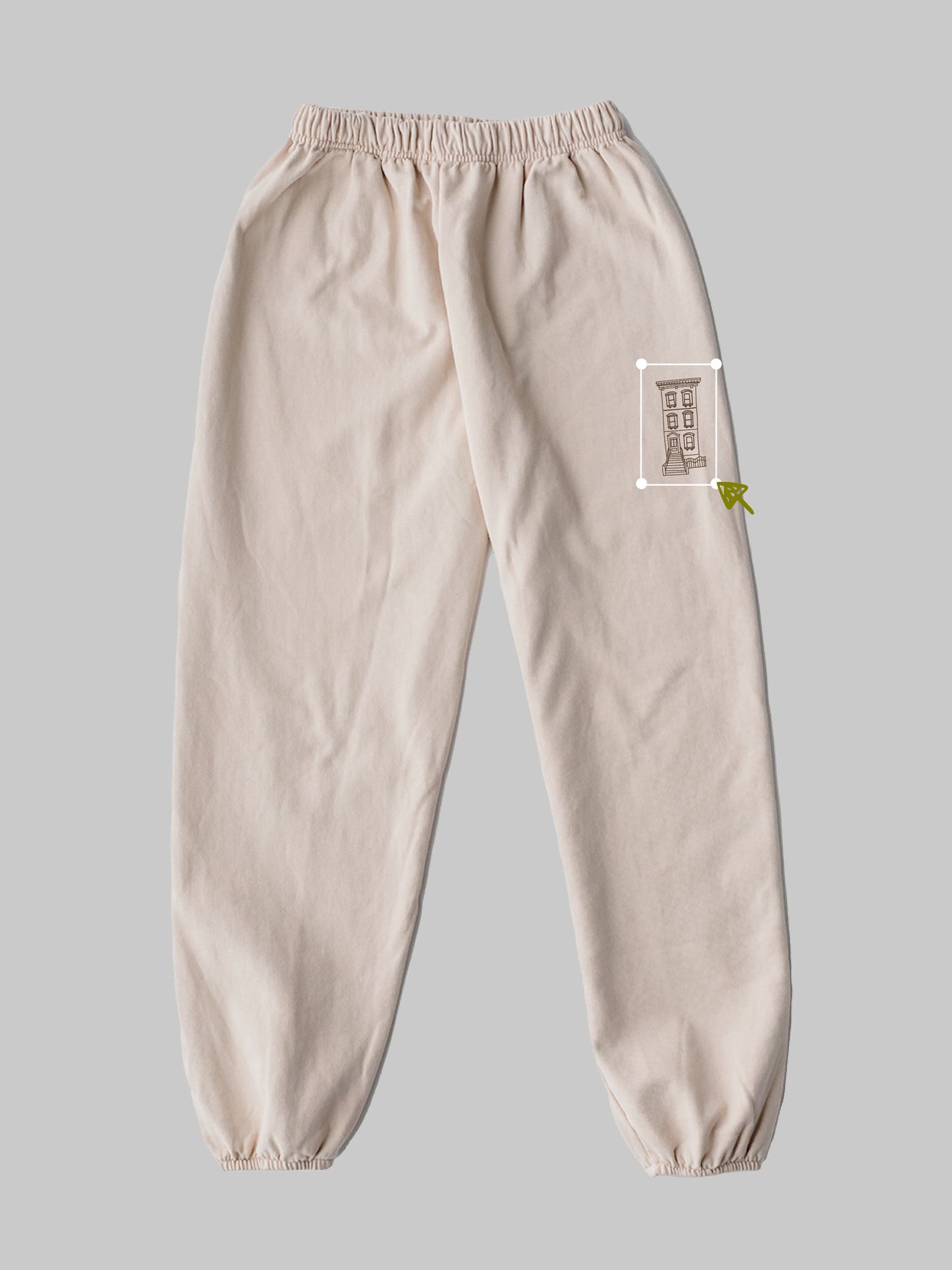 Beige Sweatpants - Custom