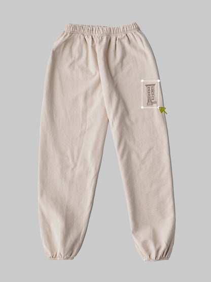 Beige Sweatpants - Custom